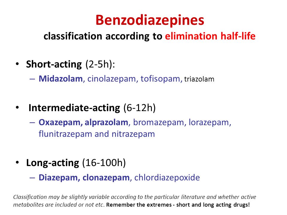 lorazepam vs xanax vs diazepam valium classification